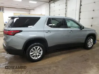 2023 Chevrolet Traverse LS with VIN 1GNERFKW0PJ204373, listed as a Copart auction lot 48909225 with 54,045 mi miles and Clean Title. Bid and sale history available at carsss.com. Image 3.