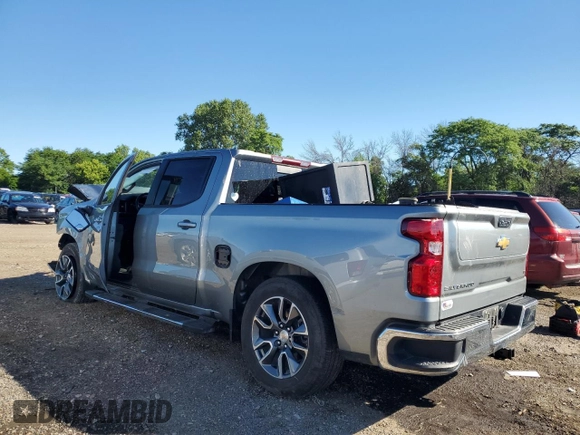 2024 Chevrolet Silverado 1500 LT with VIN 2GCPACEDXR1135786, listed as a Copart auction lot 60691394 with 25,606 mi miles and Salvage Title. Bid and sale history available at DreamBid. Image 2.