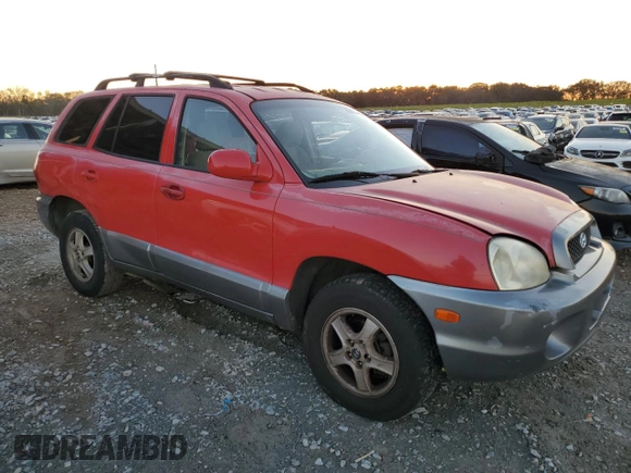 2004 Hyundai Santa Fe with VIN KM8SB12B74U849883, listed as a Copart auction lot 82635334 with 224,999 mi miles and Salvage Title. Bid and sale history available at carsss.com. Image 4.