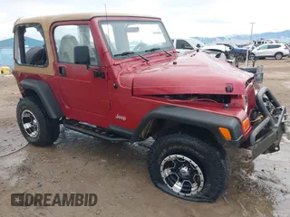 1999 Jeep Wrangler Sport with VIN 1J4FY19S7XP401957, listed as a IAAI auction lot 41058008 with 182,420 mi miles. Bid and sale history available at carsss.com. Image 1.