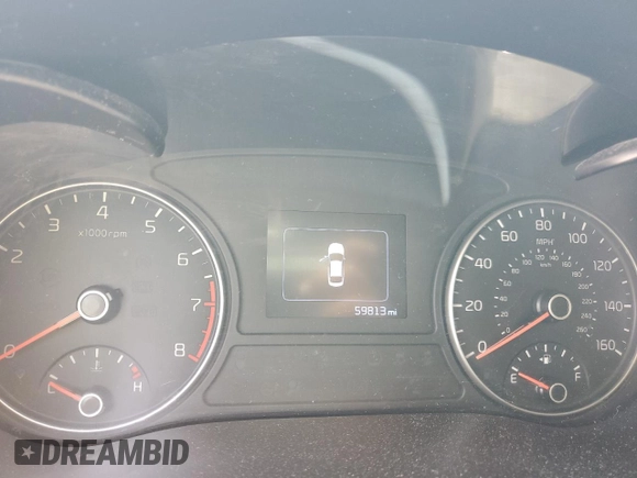 2018 Kia Optima S with VIN 5XXGT4L35JG205526, listed as a Copart auction lot 53288405 with 59,813 mi miles and Salvage Title. Bid and sale history available at carsss.com. Image 9.