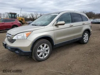 2009 Honda CR-V EX-L with VIN JHLRE487X9C024449, listed as a Copart auction lot 48128185 with 153,362 mi miles and Salvage Title. Bid and sale history available at carsss.com. Image 1.