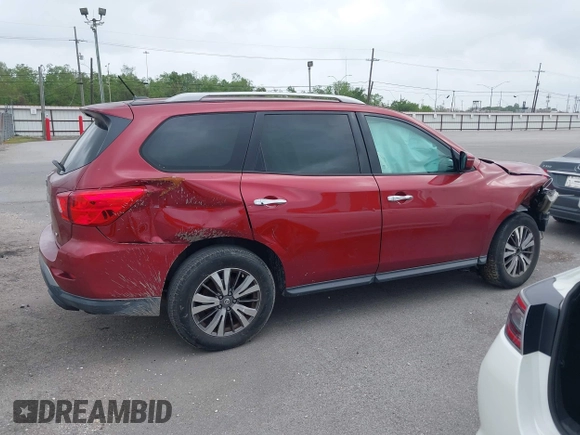 2017 Nissan Pathfinder S with VIN 5N1DR2MNXHC696400, listed as a IAAI auction lot 41968662 with 129,107 mi miles and . Bid and sale history available at DreamBid. Image 12.