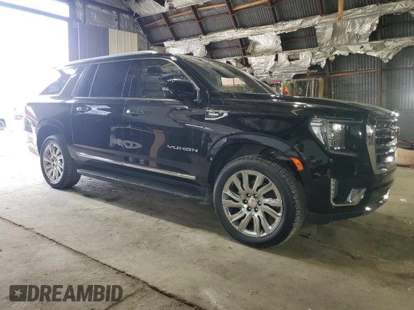 2023 GMC Yukon XL SLT with VIN 1GKS2GKT3PR203039, listed as a Copart auction lot 54313465 with 87,793 mi miles and Salvage Title. Bid and sale history available at carsss.com. Image 4.
