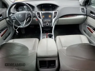 2015 Acura TLX Technology with VIN 19UUB3F57FA008214, listed as a Copart auction lot 58093535 with 106,741 mi miles and Salvage title. Bid and sale history available at DreamBid. Image 8.