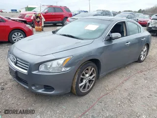 2014 Nissan Maxima 3.5 SV w/Premium Pkg with VIN 1N4AA5AP5EC448076, listed as a IAAI auction lot 41843434 with 133,761 mi miles. Bid and sale history available at carsss.com. Image 2.