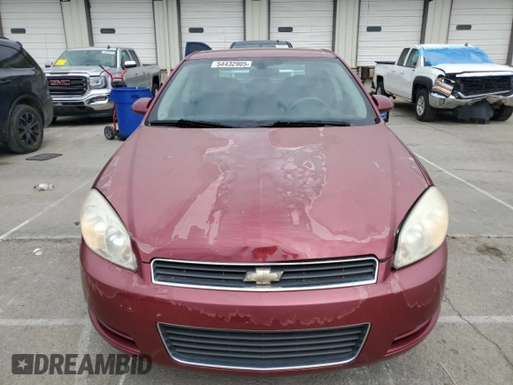 2006 Chevrolet Impala LS z VIN 2G1WB55K069277721, wystawiony jako Copart lot #54432905 z przebiegiem 203 490 mil mil oraz Szkoda całkowita • Salvage title. Historia ofert i sprzedaży dostępna na DreamBid. Obrazek 5.