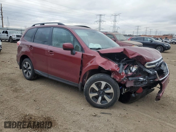 2018 Subaru Forester Premium with VIN JF2SJAEC4JH465898, listed as a Copart auction lot 84260994 with 45,283 mi miles and Salvage Title. Bid and sale history available at DreamBid. Image 4.