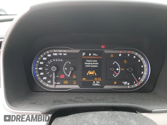 2024 Hyundai Tucson SE with VIN 5NMJA3DE6RH317948, listed as a Copart auction lot 47228155 with 23,283 mi miles and Non Repairable. Bid and sale history available at DreamBid. Image 9.