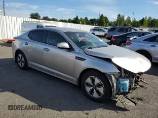 2013 Kia Optima Hybrid LX with VIN KNAGM4AD3D5051901, listed as a Copart auction lot 71238574 with 130,768 mi miles and Salvage Title. Bid and sale history available at carsss.com. Image 4.
