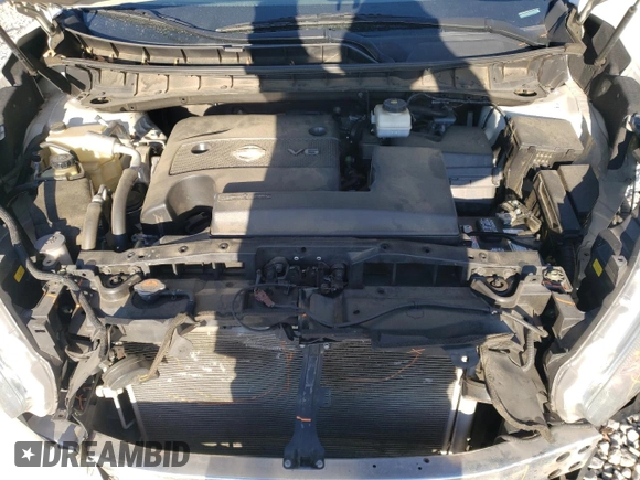 2017 Nissan Murano Platinum z VIN 5N1AZ2MG0HN193600, wystawiony jako Copart lot #49988745 z przebiegiem 83 801 mil mil oraz Szkoda całkowita • Salvage title. Historia ofert i sprzedaży dostępna na DreamBid. Obrazek 12.