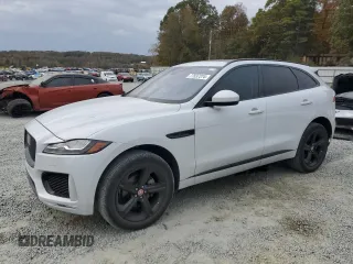2020 Jaguar F-Pace 25t Checkered Flag Edition with VIN SADCP2FX5LA618619, listed as a Copart auction lot 77537374 with 42,051 mi miles and Salvage title. Bid and sale history available at DreamBid. Image 1.