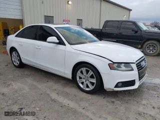 2010 Audi A4 2.0T Premium with VIN WAUAFAFL4AN033787, listed as a IAAI auction lot 41521166 with 147,082 mi miles. Bid and sale history available at carsss.com. Image 1.