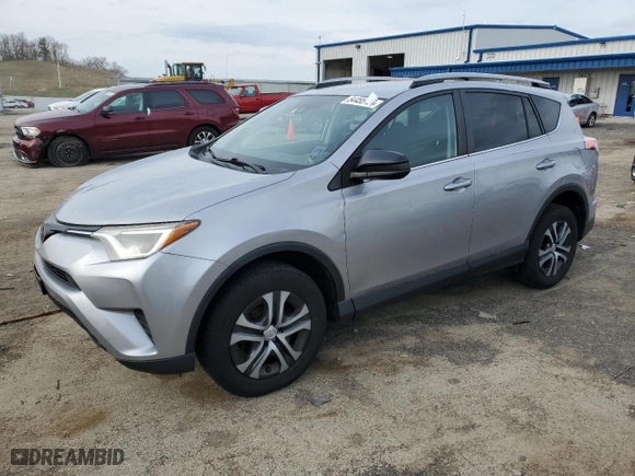 2017 Toyota RAV4 LE with VIN 2T3BFREV2HW585168, listed as a Copart auction lot 54455165 with 131,673 mi miles and Clean Title. Bid and sale history available at carsss.com. Image 1.