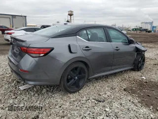 2023 Nissan Sentra SR with VIN 3N1AB8DV2PY310107, listed as a Copart auction lot 51299085 with 9,600 mi miles and Salvage Title. Bid and sale history available at carsss.com. Image 3.
