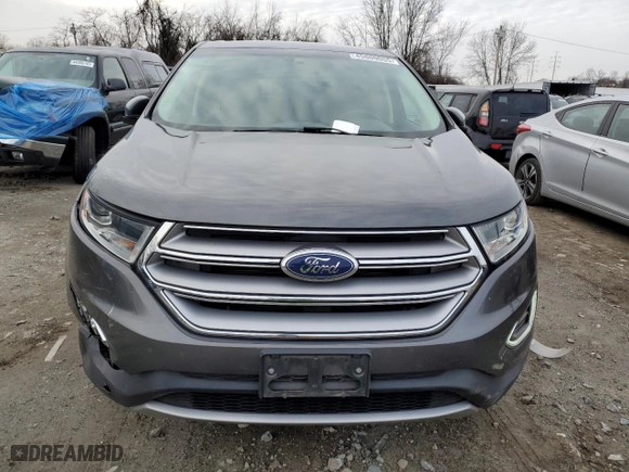 2017 Ford Edge SEL with VIN 2FMPK4J98HBC35264, listed as a Copart auction lot 45800055 with 46,378 mi miles and Salvage Title. Bid and sale history available at carsss.com. Image 5.