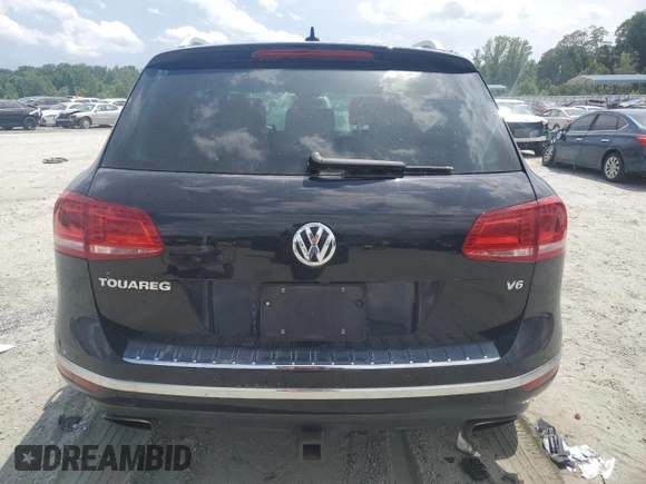2017 Volkswagen Touareg Wolfsburg Edition with VIN WVGRF7BP6HD004806, listed as a Copart auction lot 61754565 with 160,012 mi miles and Clean title. Bid and sale history available at DreamBid. Image 6.