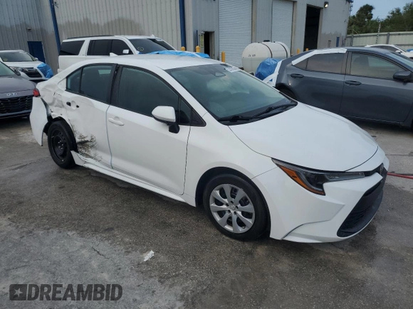 2023 Toyota Corolla LE with VIN 5YFB4MDE8PP021236, listed as a Copart auction lot 52107675 with 24,146 mi miles and Salvage Title. Bid and sale history available at carsss.com. Image 4.
