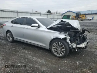 2017 Genesis G80 3.8L with VIN KMHGN4JE3HU175246, listed as a Copart auction lot 81622684 with 95,176 mi miles and Clean Title. Bid and sale history available at DreamBid. Image 4.