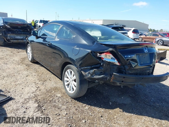 2012 Honda Civic Cpe EX with VIN 2HGFG3B81CH520400, listed as a IAAI auction lot 41675974 with 145,022 mi miles. Bid and sale history available at carsss.com. Image 3.