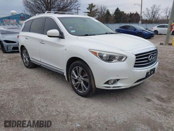 2015 Infiniti QX60 with VIN 5N1AL0MM5FC526488, listed as a IAAI auction lot 41511123 with 118,220 mi miles and . Bid and sale history available at DreamBid. Image 1.