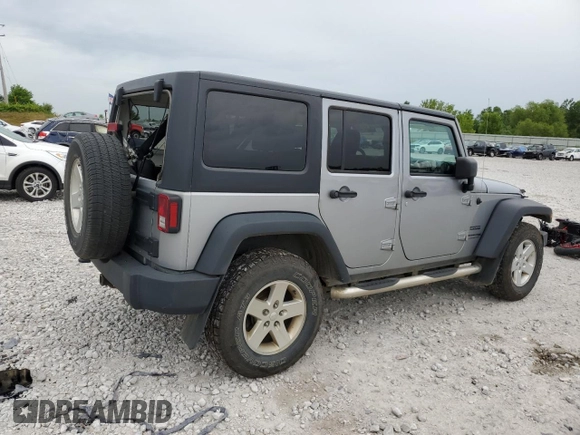 2018 Jeep Wrangler JK Unlimited Sport S with VIN 1C4HJWDG0JL918454, listed as a Copart auction lot 59249404 with 168,911 mi miles and Salvage Title. Bid and sale history available at carsss.com. Image 3.