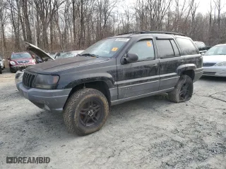 2002 Jeep Grand Cherokee Laredo with VIN 1J4GW48N72C207629, listed as a Copart auction lot 44363005 with 0 mi miles and Salvage Title. Bid and sale history available at carsss.com. Image 1.