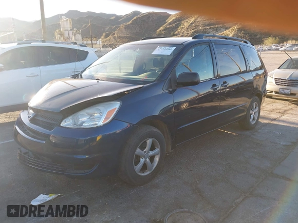 2005 Toyota Sienna CE with VIN 5TDZA23C25S321595, listed as a IAAI auction lot 41666085 with 199,810 mi miles. Bid and sale history available at carsss.com. Image 18.
