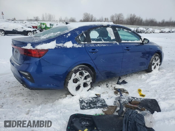2019 Kia Forte LXS with VIN 3KPF24AD0KE132845, listed as a Copart auction lot 84255344 with 60,484 mi miles and Salvage title. Bid and sale history available at DreamBid. Image 3.