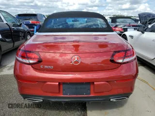 2021 Mercedes-Benz C 300 with VIN W1KWK8DB4MG068481, listed as a Copart auction lot 74023024 with Not Provided miles and Salvage Title. Bid and sale history available at DreamBid. Image 6.