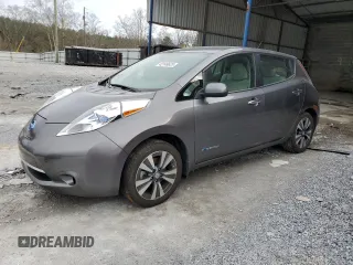 2015 Nissan LEAF SV with VIN 1N4AZ0CPXFC330728, listed as a Copart auction lot 42146623 with 85,961 mi miles. Bid and sale history available at carsss.com. Image 1.