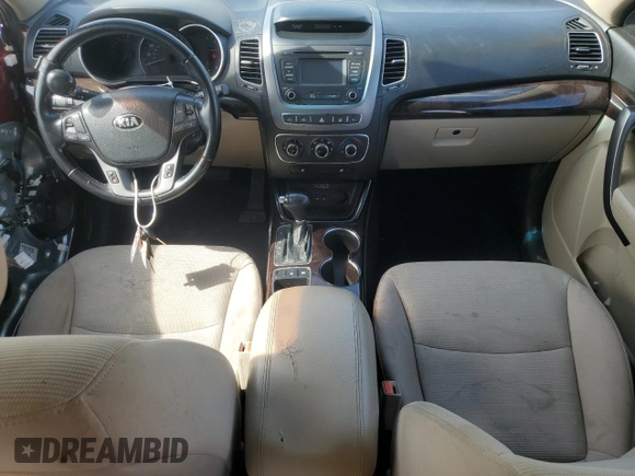 2014 Kia Sorento LX with VIN 5XYKT4A6XEG521500, listed as a Copart auction lot 55116805 with 176,573 mi miles and Salvage Title. Bid and sale history available at DreamBid. Image 8.