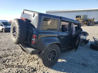 2022 Ford Bronco Raptor with VIN 1FMEE5JR7NLA50848, listed as a Copart auction lot 77857384 with 18,694 mi miles and Salvage Title. Bid and sale history available at carsss.com. Image 3.
