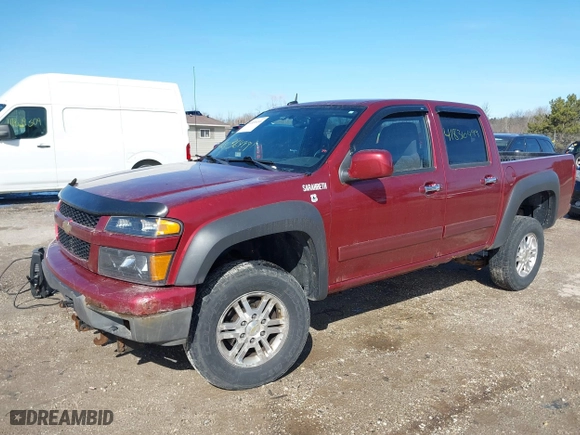 2011 Chevrolet Colorado LT w/1LT with VIN 1GCHTCFE7B8129582, listed as a IAAI auction lot 41836499 with 189,425 mi miles. Bid and sale history available at carsss.com. Image 17.
