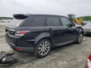 2014 Land Rover Range Rover Sport HSE with VIN SALWR2WF9EA502054, listed as a Copart auction lot 58497955 with 135,563 mi miles and Salvage title. Bid and sale history available at DreamBid. Image 3.