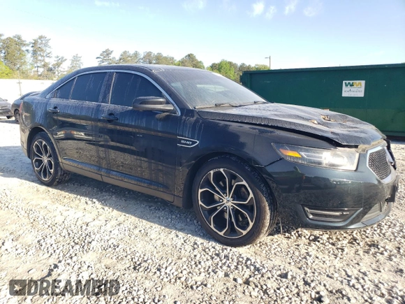 2014 Ford Taurus SHO with VIN 1FAHP2KT0EG181509, listed as a Copart auction lot 52615335 with 205,743 mi miles and Salvage title. Bid and sale history available at DreamBid. Image 4.