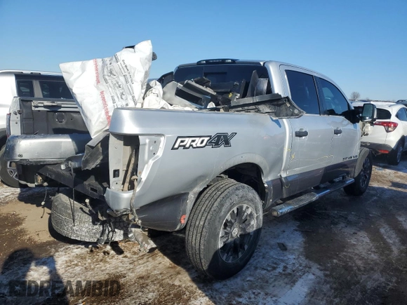2019 Nissan Titan Platinum Reserve с VIN 1N6AA1E55KN535677, выставлен на аукционе Copart как лот 45929875 с пробегом 58 675 миль миль и Списание • Salvage title. История ставок и продаж доступна на DreamBid. Изображение 3.