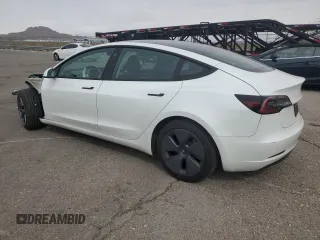 2023 Tesla Model 3 with VIN 5YJ3E1EA5PF413923, listed as a Copart auction lot 49008435 with 28,373 mi miles and Salvage Title. Bid and sale history available at DreamBid. Image 2.