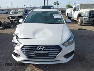 2022 Hyundai Accent SE with VIN 3KPC24A69NE169448, listed as a IAAI auction lot 41849350 with 17,802 mi miles. Bid and sale history available at carsss.com. Image 12.