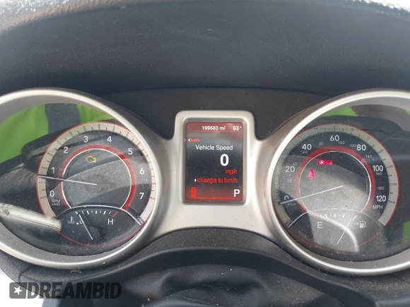 2015 Dodge Journey SXT with VIN 3C4PDDBG1FT701081, listed as a IAAI auction lot 42041392 with 199,683 mi miles and . Bid and sale history available at DreamBid. Image 7.