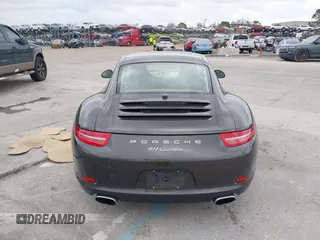 2013 Porsche 911 Carrera with VIN WP0AA2A91DS106624, listed as a IAAI auction lot 41586673 with 37,100 mi miles. Bid and sale history available at carsss.com. Image 16.
