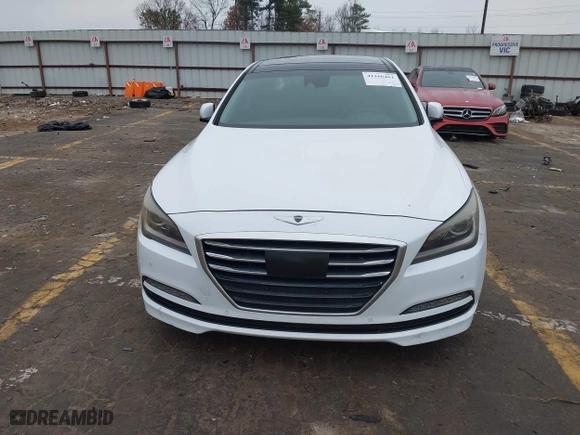 2015 Hyundai Genesis 5.0L with VIN KMHGN4JF9FU030122, listed as a IAAI auction lot 41166461 with 120,230 mi miles. Bid and sale history available at carsss.com. Image 13.