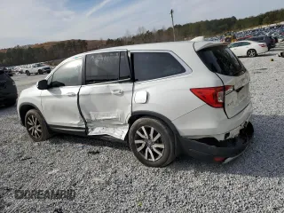 2021 Honda Pilot EX-L with VIN 5FNYF5H56MB033235, listed as a Copart auction lot 43137215 with 43,118 mi miles and Salvage Title. Bid and sale history available at DreamBid. Image 2.