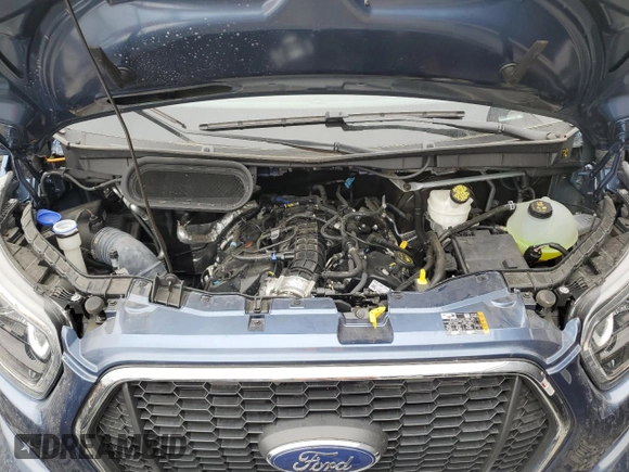 2023 Ford Transit Passenger XL with VIN 1FBVU4XG8PKB11791, listed as a Copart auction lot 44168115 with 2,482 mi miles and Non repairable. Bid and sale history available at DreamBid. Image 12.