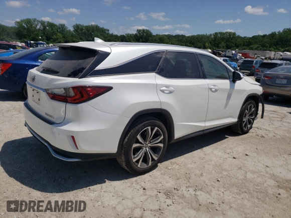 2020 Lexus RX 350L with VIN JTJHZKFA3L2025792, listed as a Copart auction lot 56319744 with 95,085 mi miles and Salvage title. Bid and sale history available at DreamBid. Image 3.