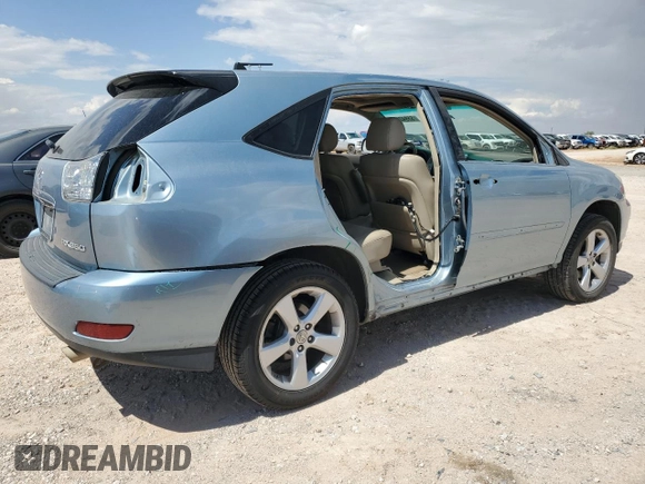 2008 Lexus RX 350 with VIN 2T2GK31U08C055489, listed as a Copart auction lot 55940315 with 239,013 mi miles and Salvage Title. Bid and sale history available at DreamBid. Image 3.
