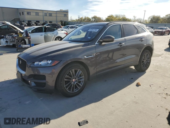 2017 Jaguar F-PACE 20d Prestige with VIN SADCK2BN7HA091953, listed as a Copart auction lot 82461244 with 94,523 mi miles and Salvage Title. Bid and sale history available at carsss.com. Image 1.