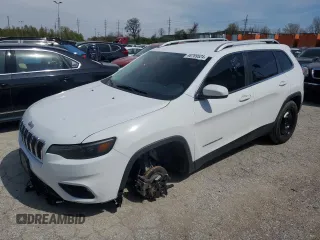 2019 Jeep Cherokee Latitude with VIN 1C4PJLCB8KD266968, listed as a Copart auction lot 48789524 with 85,341 mi miles and Salvage Title. Bid and sale history available at carsss.com. Image 1.