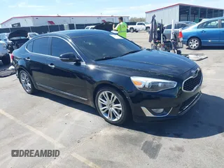 2016 Kia Cadenza Premium with VIN KNALN4D71G5221324, listed as a IAAI auction lot 41802047 with 143,331 mi miles and . Bid and sale history available at DreamBid. Image 1.