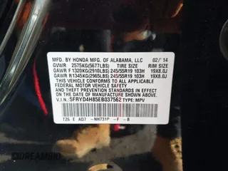 2014 Acura MDX Advance with VIN 5FRYD4H85EB037562, listed as a IAAI auction lot 40859466 with 140,257 mi miles and . Bid and sale history available at carsss.com. Image 9.